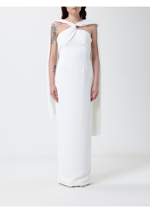 SOLACE LONDON Dress Woman color Yellow Cream
