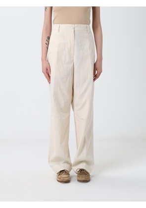 DRIES VAN NOTEN Pants Woman color Ecru
