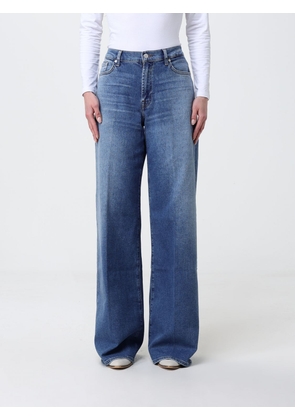 7 FOR ALL MANKIND Jeans Woman color Blue
