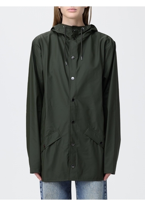 RAINS Jacket Woman color Green