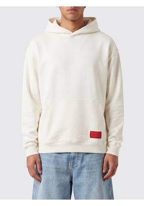 VISION OF SUPER Cotton Hoodie with Hearts Print and Pocket