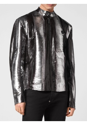 PHILIPP PLEIN Jacket Men color Silver