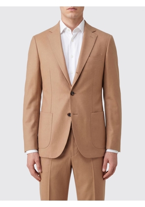 SARTORIO NAPOLI Single-Breasted Cashmere and Silk Blazer with Peak Lapels