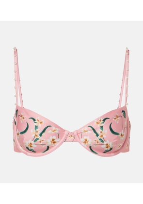 Agua by Agua Bendita Magdalena floral bikini top