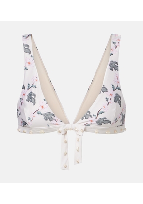Agua by Agua Bendita Huerta floral bikini top