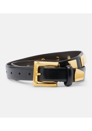 Nour Hammour Josephine studded leather belt