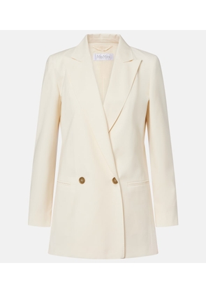 Max Mara Double-breasted virgin wool blazer