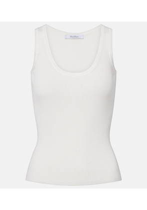 Max Mara Ribbed-knit jersey tank top