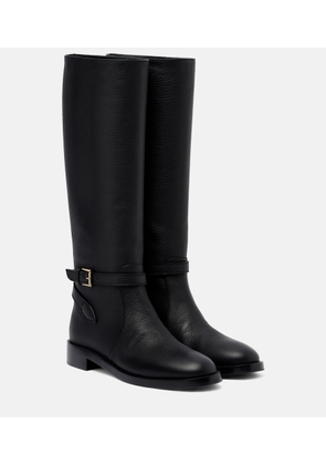 Gianvito Rossi Leather knee-high boots