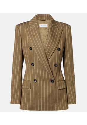 Max Mara Balta pinstripe double-breasted blazer