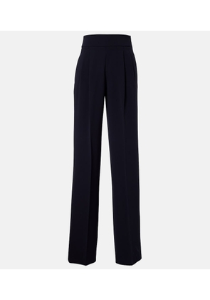 Max Mara Pleated cady straight pants