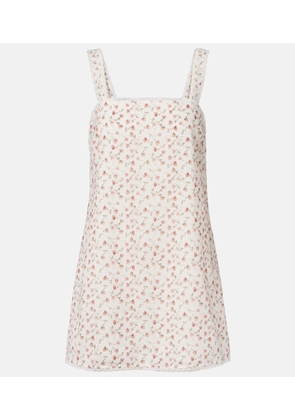 Posse Charlotte floral cotton minidress