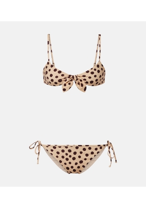 Valentino Polka-dot bow-detail bikini