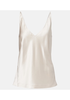 Dorothee Schumacher Sense Of Shine silk-blend satin top
