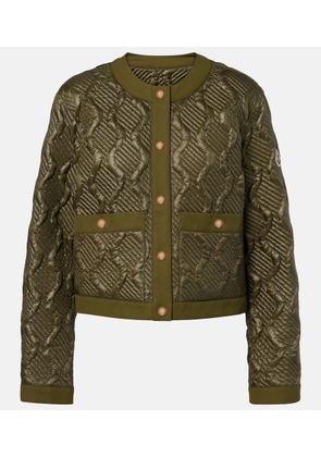 Moncler Libellule quilted down jacket