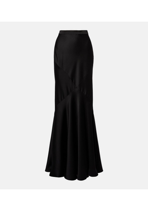Max Mara Acerbo satin maxi skirt