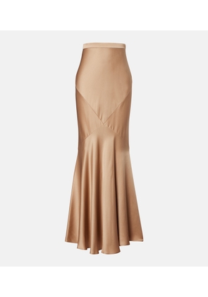 Max Mara Satin maxi skirt