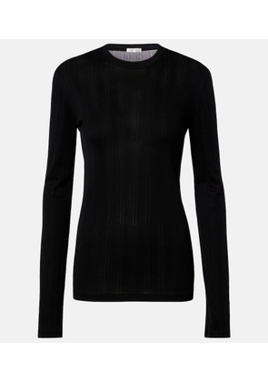 The Row Dantea cotton jersey top
