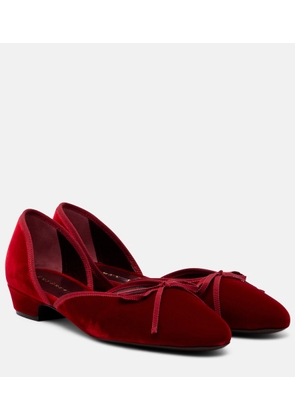 Herbert Levine 24/7 velvet ballet flats