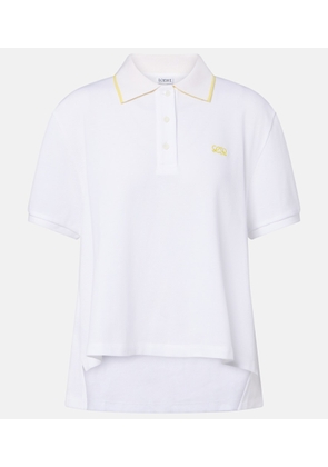 Loewe Double L cotton pique polo shirt