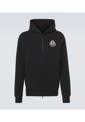 Moncler Logo cotton zip-up hoodie