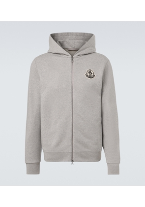 Moncler Logo cotton zip-up hoodie