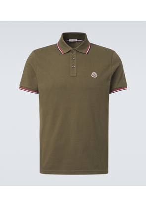 Moncler Logo cotton pique polo shirt