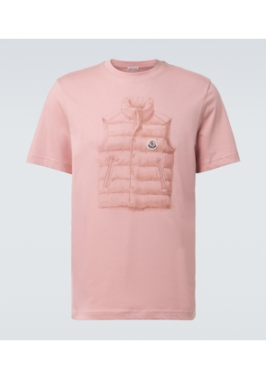 Moncler Printed cotton jersey T-shirt