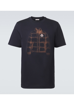 Moncler Printed cotton jersey T-shirt