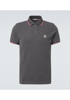 Moncler Logo cotton pique polo shirt
