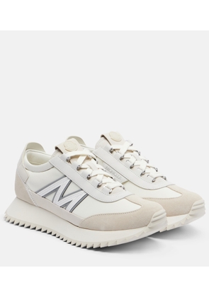 Moncler Pacey2 suede-trimmed sneakers