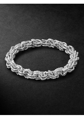 OUIE - Noise Keyring Recycled Sterling Silver Bracelet - Men - Silver