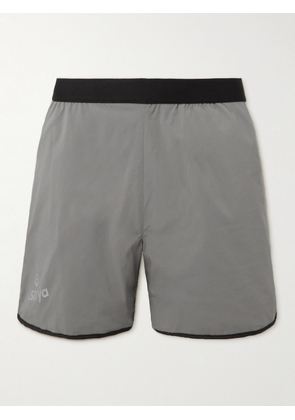 OSTRYA - Ironwood Straight-Leg Mesh-Trimmed Nylon-Blend Shorts - Men - Gray - S