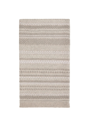 Lauren Manoogian SSENSE Exclusive Beige Jacquard Scarf