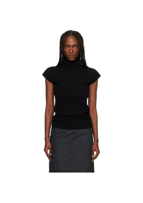 ISSEY MIYAKE Black October Cotton Baguette Turtleneck
