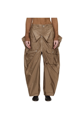 ISSEY MIYAKE Beige Aerial Steel Cargo Pants