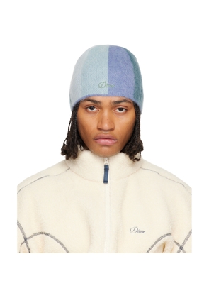 Dime Blue Mohair Skully Beanie