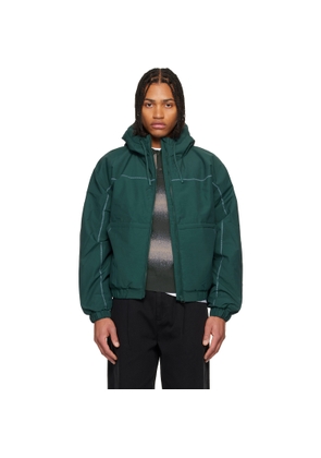 Dime Green Quilted Ripstop Puffer Jacket