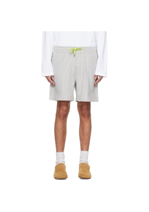 Casablanca Gray Cashmere Blend Sweat Shorts