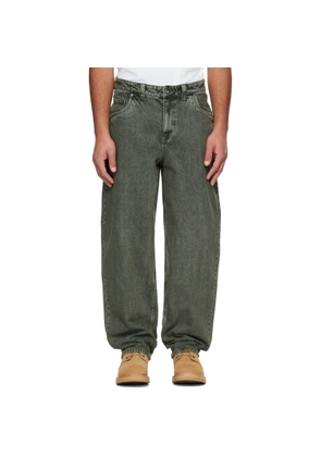 Dime Green Baggy Jeans
