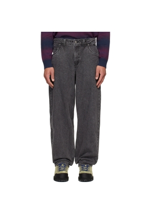 Dime Black Baggy Jeans