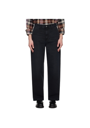 Carhartt Work In Progress Black Brandon Single Knee Jeans