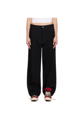 Carhartt Work In Progress Black Brandon Single Knee Trousers