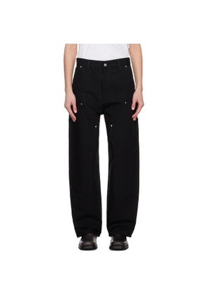 Carhartt Work In Progress Black Brandon Double Knee Jeans