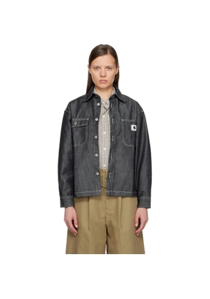 Carhartt Work In Progress Gray Louis Denim Jacket