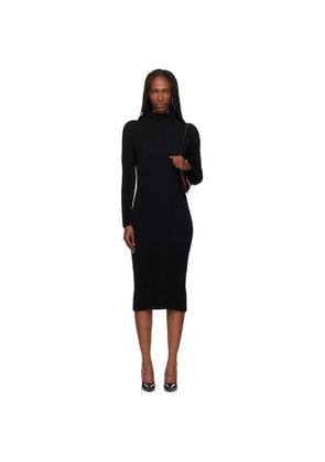 ISSEY MIYAKE Black October Spongy-BK58 Midi Dress