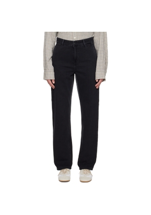 Carhartt Work In Progress Black Pierce Straight Jeans