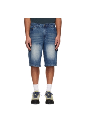 Dime Blue Classic Denim Shorts