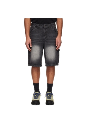 Dime Black Classic Denim Shorts