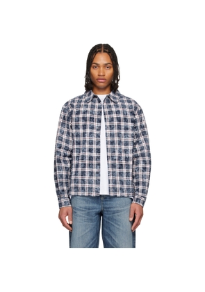 Dime Navy Plaid Flannel Shirt